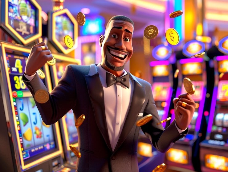 Fitur bonus dan simbol-simbol Diamond Empire di slothoki menampilkan peluang menang besar